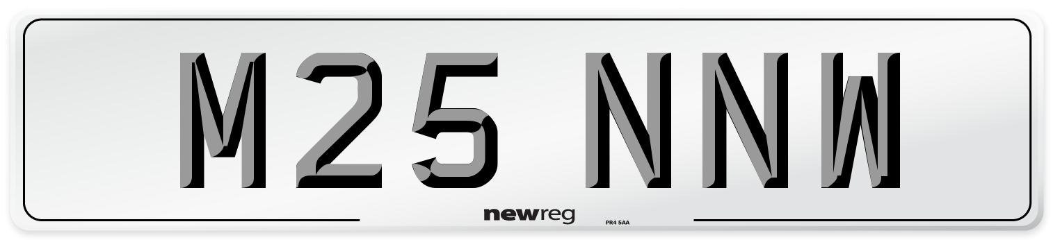 M25 NNW Number Plate from New Reg